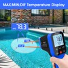 AIOMEST High Temp Thermometer Gun -58℉~2912℉, Pyrometer D:S=30:1 Dual Laser