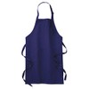 Star and Stripes Apron Chef Navy Blue Apron 65% Polyester,