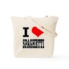 CafePress I Heart (Love) Spaghetti Tote Bag Reusable Natural Beige