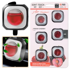 Dom't touch my key 6PC Car Air Outlet Vent Clip Aromatherapy Fragrance Diffuser Clip Eliminator
