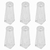 Pull Cord Tassel, 6Pack, Clear Plastic