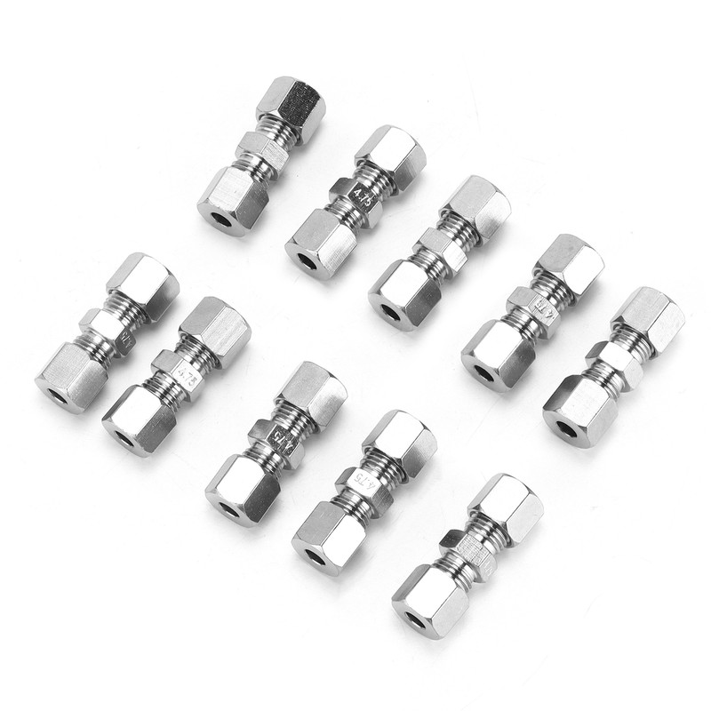 10PCS Quick Brake Line Connector for 4.75mm Braking Cable Metal