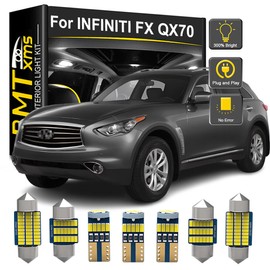 BMTxms 16X Interior LED Light Bulbs For INFINITI QX70 FX35 FX37 FX45 FX50 2009-2017