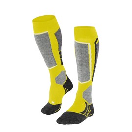 FALKE Men's SK2 Ski Socks Medium Padding Anti-Bubble Warm Ski Socks Long for Skiing Breathable Quick-Drying Climate Regulating Odour-Inhibiting Wool Functional Material 1 Pair