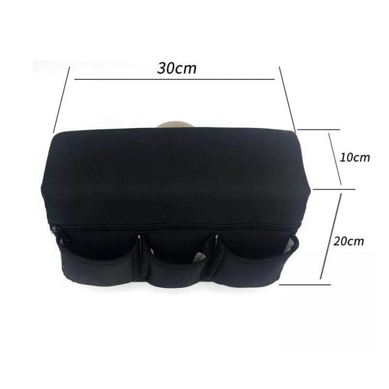 Unbranded Car Window Armrest Hanging Bag PU Leather Storage Pocket