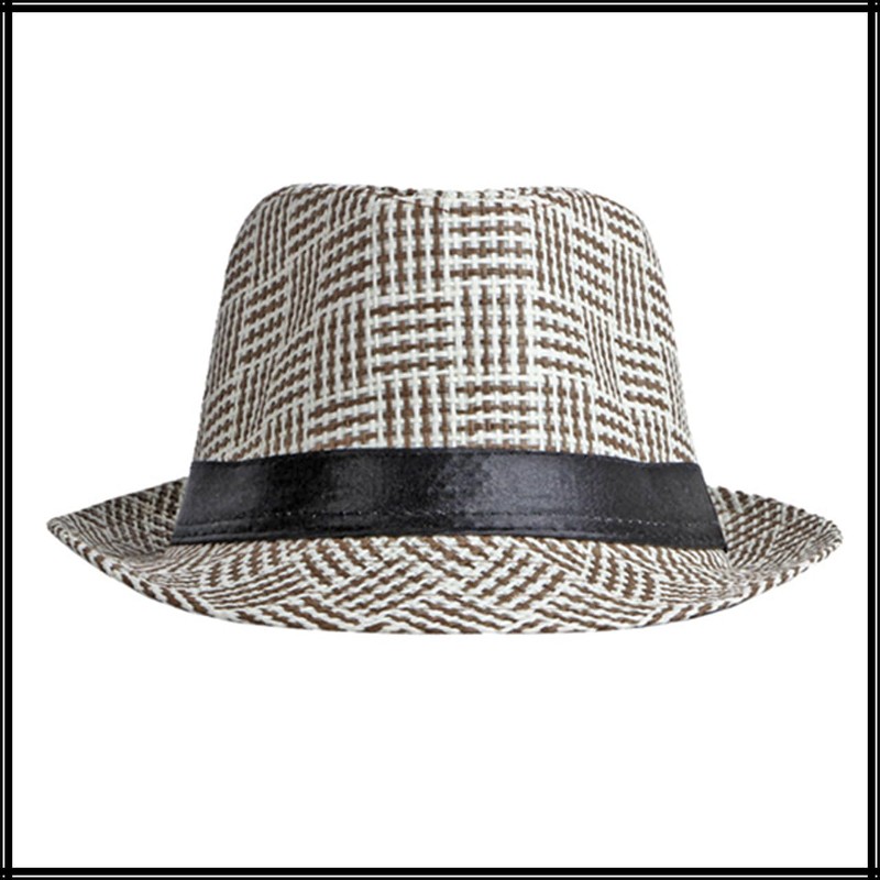 White Fang CZ161 Hat, Medium Folding Hat, Summer, Straw Hat,