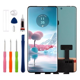 Duotipa LCD Display Touchscreen Digitizer Assembly Replacement for Motorola Moto Edge 40 XT2303-2 / Edge 40 Neo XT2307-1 6.5 Inch with Technical Repair Tools Kit Black