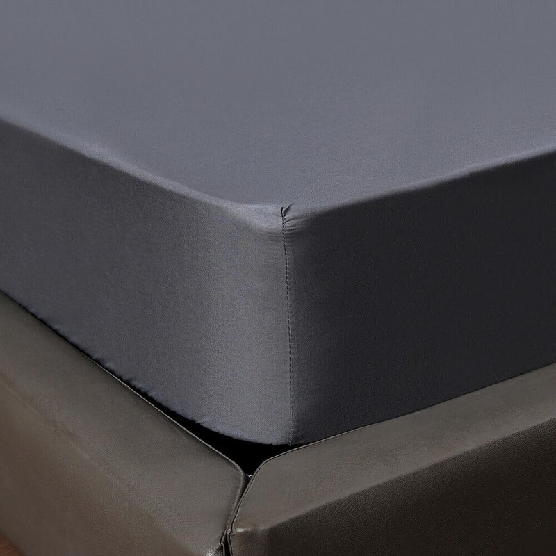 KHIM 100% Cotton 40CM/16inch Extra Deep Fitted Sheet Single, Double,