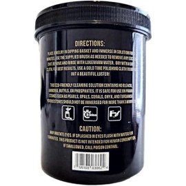 Gold Time Jewelry Cleaner Safe for Gold, Silver, Platinum & Gemstones