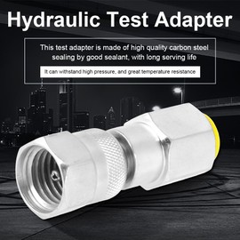 G1/4 to M16 x 2 Thread Pressure Test Point Test Coupling Adapter for Hydraulic System Hydraulic Test Adapter Hydraulic Test Point Hydraulic Test Coupling Hydraulic Test Accessories