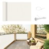 SUNNY GUARD Balcony Privacy Screen 90x400cm Fence Screen for Balcony