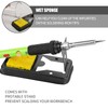 Soldering Iron Kit, 60W Soldering Iron with 5pc Interchangeable Tips,