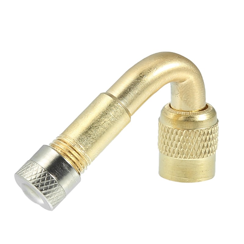 X AUTOHAUX 2 x Valve Extension 45 Degree Valve Extension