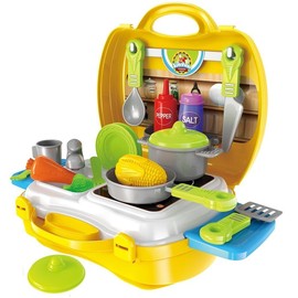 To Go In Case Set Toy Kitchen Children Kitchen Play Set