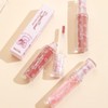 YIBABY 6 Colours Bear Clear Shiny Glitter Lip Gloss Set,
