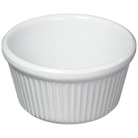 Winco Fluted Ramekins, 4-Ounce, White