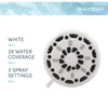 Waxman Serene 3 Spray Fixed Shower (White)