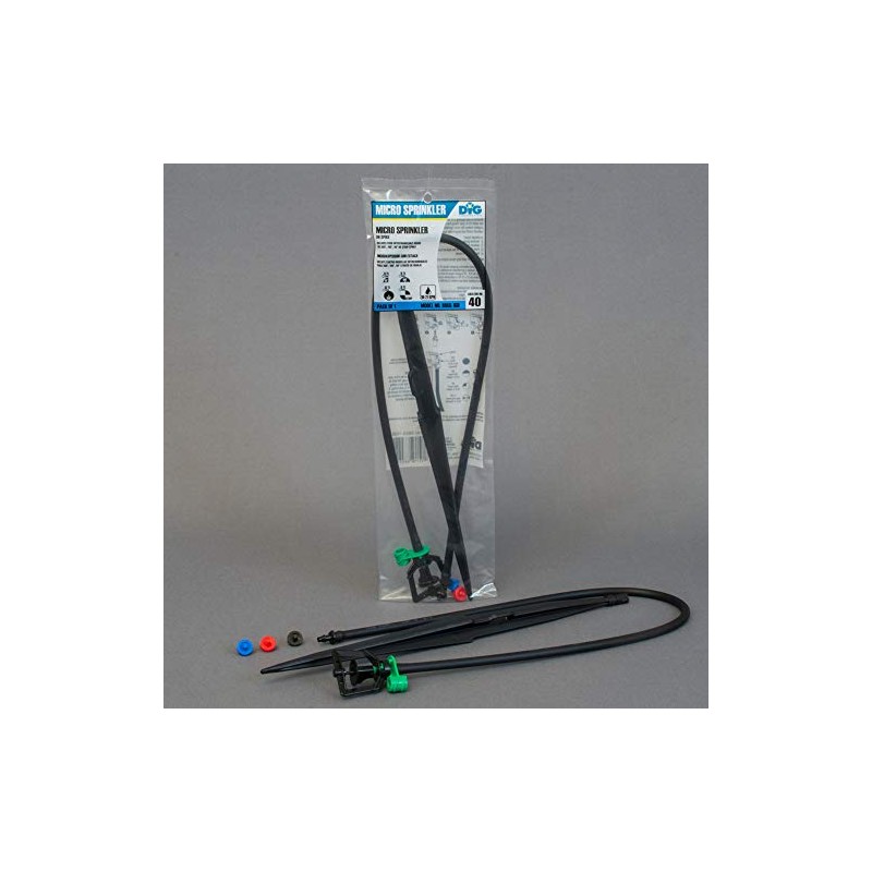 DIG 8855-1GB Sprinkler on Spike with Interchangable Heads Micro Sprayer,