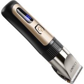 LVAINIT Hair Clippers for Men, Cordless LCD Rechargeable Trimmer Beard Black