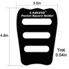 LADIZIO Pocket Square Holder, Pocket Squares for Men, Accessories for