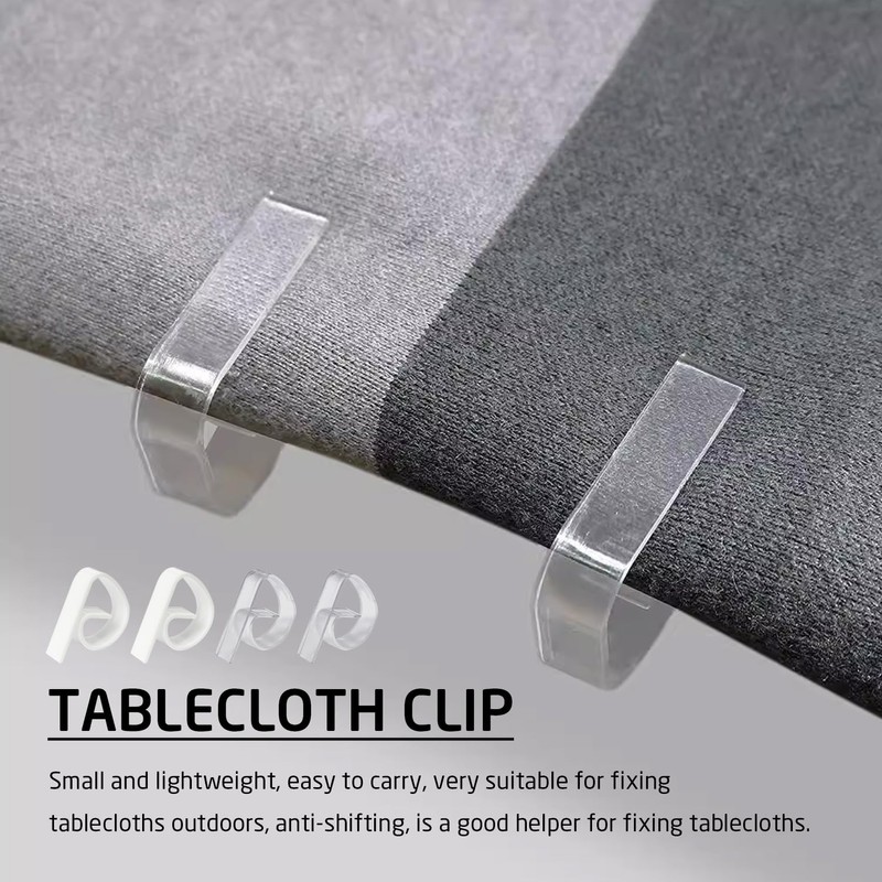 GVSAVY 36pcs Tablecloth Clips, Plastic Tablecloth Clips, Thick Tablecloth Clips,