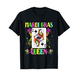 Mardi Gras Queen King Funny Carnival Party Confetti Outfit T-Shirt