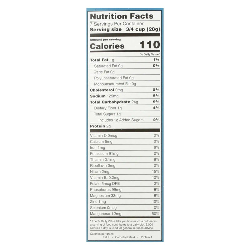 UD_One Degree Organic Foods Sprouted Brown Rice Crisps Cereal Case