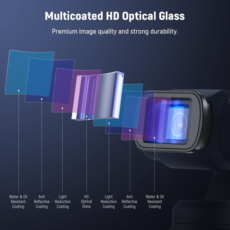 NEEWER Lens Kit Compatible with DJI Osmo Pocket 3 Creator