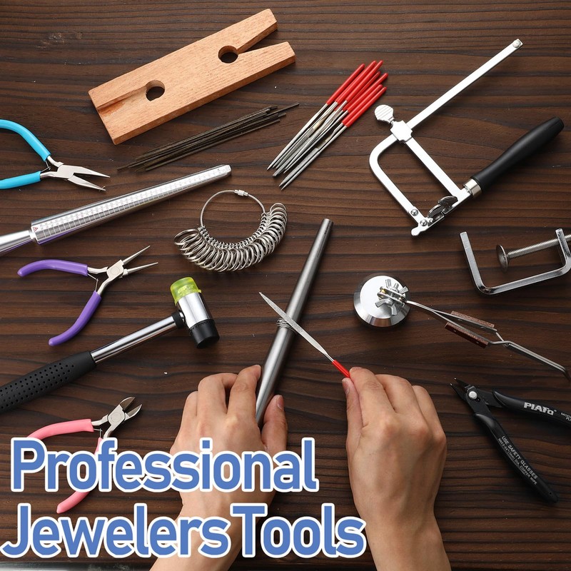 Chumia Jewelers Tools Set Including Jeweler's Saw Frame 144 Blades