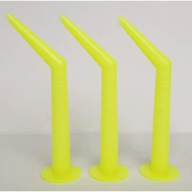 Albion Engineering Company 935-1(3 Pack) Angle Shot Plastic Nozzle for 1/10 Gallon Cartridges, Yellow, Pack of 3