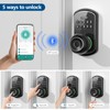VANZBON Smart Door Knob Lock with Keypad,Keypad Door Knob with