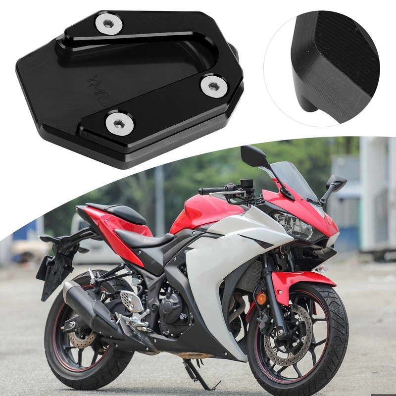 Parking Kickstand Extension Pad Side Stand Support Fit for Yamaha