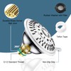 BRIGHT SHOWERS High Pressure 9-Function Rain Shower Head, Luxury Bathroom
