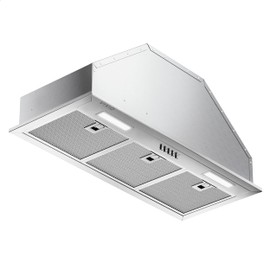 VIKIO HOME Stainless Steel Range Hood Insert 30 Inch, 580 Max CFM, 5-Layer Aluminum Mesh Filter, LED Lights&3-Speed Push Button Controls for 50% Better Suction, Ducted/Ductless Built Kitchen Vent