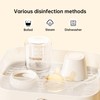 Natural Nursing Glass Baby Bottle - with Anti-Colic Vent System