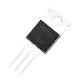 Chanzon IRF730 TO-220C N-Channel Power NMOS MOSFET Transistor for High Power Switching, Pack of 10pcs