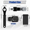 QMLING Bicycle Crank Extractor Puller, Bike Crank Removal Tool Set,