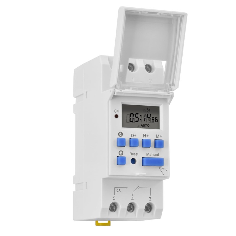 Heschen Digital LCD Power Weekly Programmable Timer Relay Switch, THC15A,