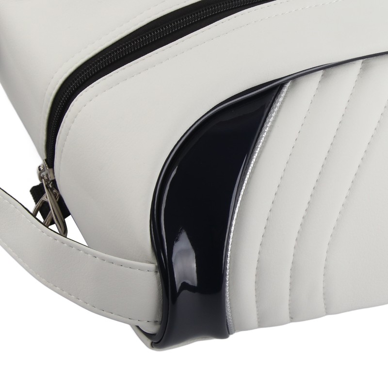 PU Leather Golf Shoe Carrier Bag Home Travel Dustproof Storage