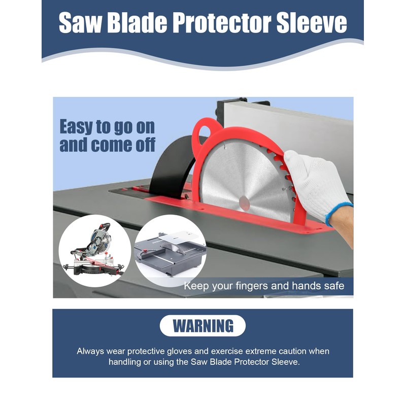 Powhorse Silicone Saw Blade Storage, Saw Blade Holder Protector Guard