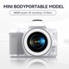 Digital Camera, 16X Optical Zoom, 2K 48MP Vlogging Camera, Rear