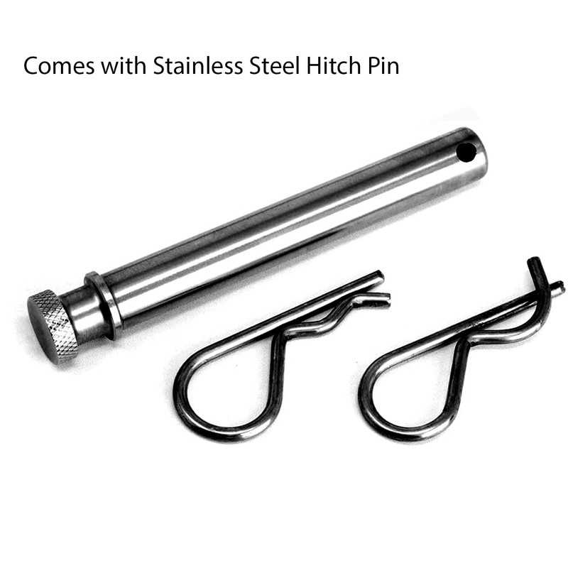 5"x3" American Black Flag Metal Hitch Cover (Fits 2.5" Receiver,