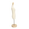 Dress Form Female Mannequin Torso Mini Dress Model with Wooden