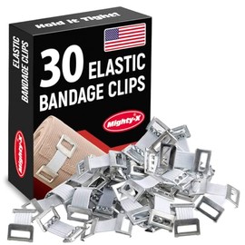Clips elásticos para vendaje – Paquete de 30 clips para vendaje