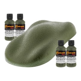 Custom Coat Camouflage Series 3 Ounce (Olive Drab Federal Standard Color #34094) - Pack of 4 - Urethane Tint Concentrate for Tinting Truck Bed Liner Coatings - Epoxy Resin