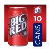 Big Red Soda Pop, 7.5 fl oz, 10 Pack Cans