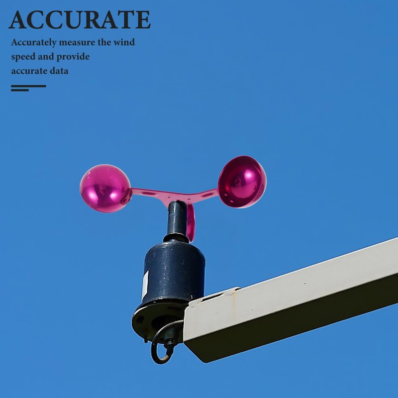 FUNOMOCYA Wind Anemometer Cup Wind Direction Indicator Cup Aluminum Alloy