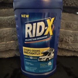 Rid-X Deodorizer Holding Tank Fresh Scent Liquid RV Boats Toilet Camper - 24oz.