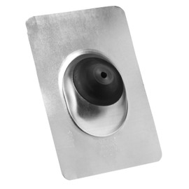 Oatey 11830 Galvanized 0.5" - 1" pipe diameter No-Calk, Solar Roof Flashing 9" x 12.5" Base