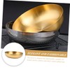 KICHOUSE Elegant 304 Stainless Steel Salad Bowl Mix Serve Fruit